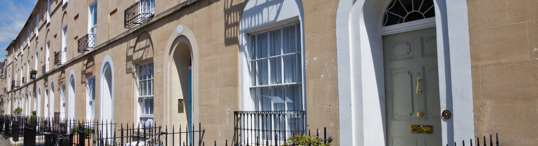 Terrace of houses in Bath