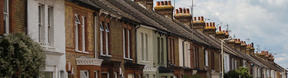 Row of terraced houses