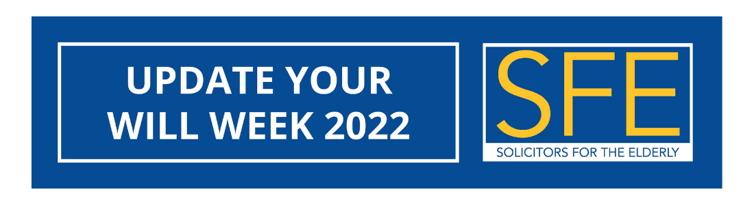 SFE Update your Will week logo