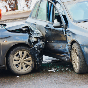 Car accident with contributory negligence