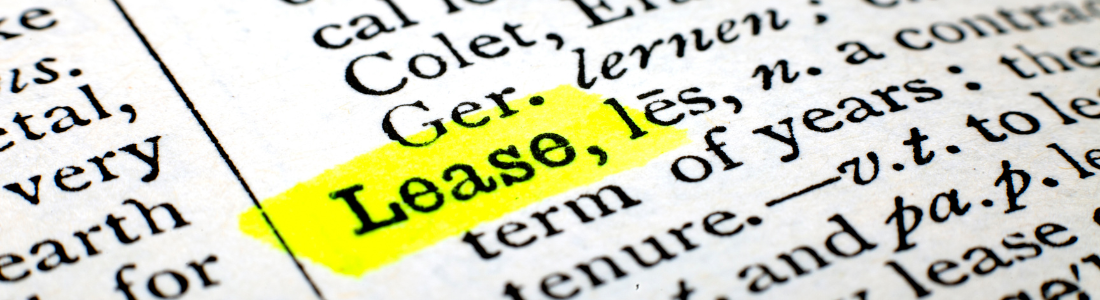 Dictionary definition of lease